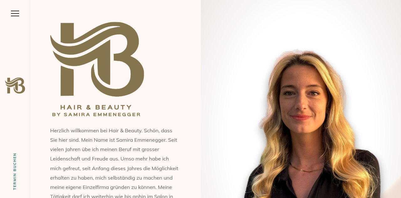 Screenshot of Hair & Beauty by Samira