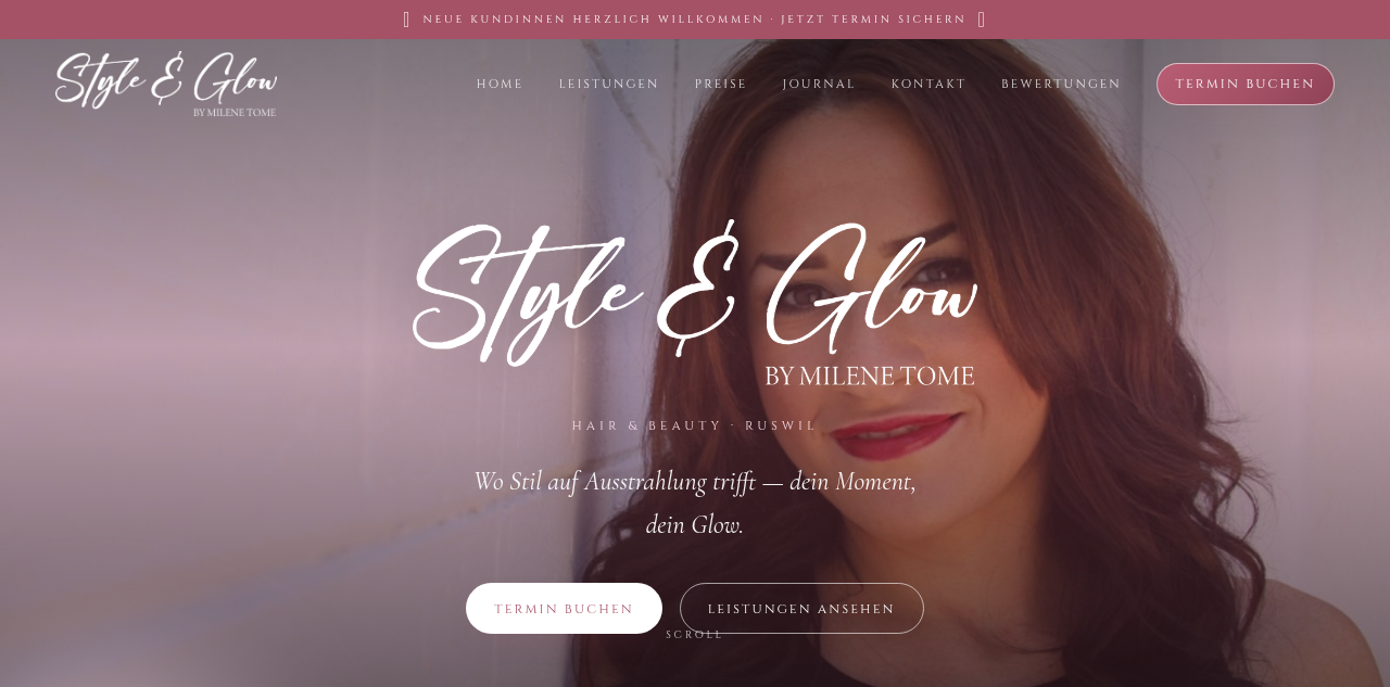 Screenshot of Style & Glow